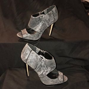 Snake Print Heels